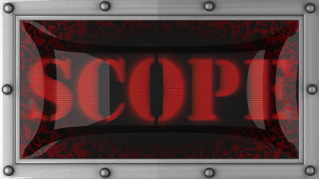 loop word on LED