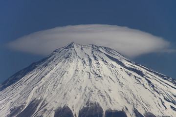 Mt Fuji and cap cloud