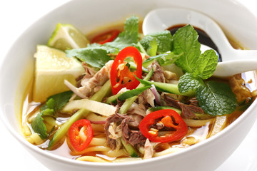 penang assam laksa, malaysian food