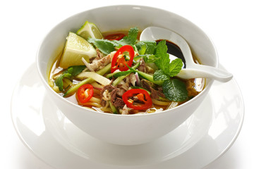 penang assam laksa, malaysian food