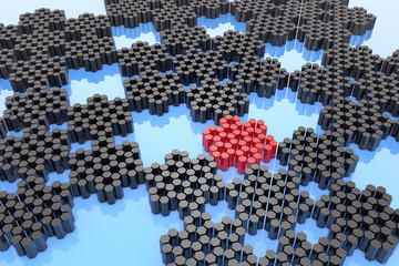 Collections of crystals - nanotechnology