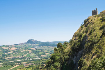 Panoramic view of Emilia-Romagna. Italy.