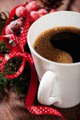 Delicious christmas coffee