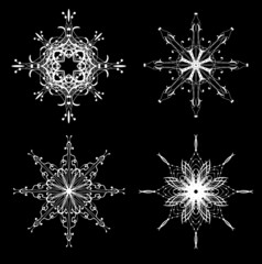Snowflakes vector