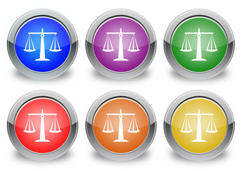Justice "6 buttons of different colors"