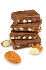 Chocolate with almonds