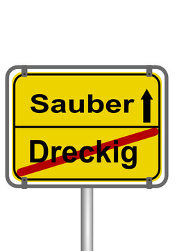 Sauber vs. Dreckig