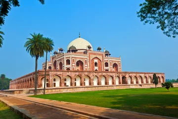 Foto op Plexiglas Humayun's Tomb in Delhi © travelview