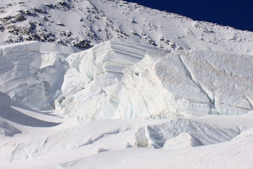 Les s&eacute;racs de la Barre des &Eacute;crins, Alpes