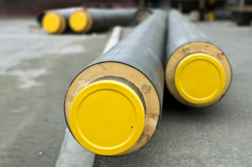 Pipes for hot water and steam heating