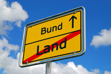 Globalisierung - Schild