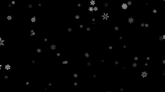 loopable snowing - stylised loopable background