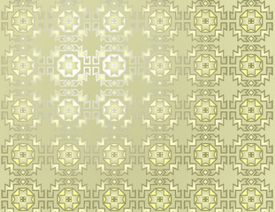 Repeating geometric pattern in beige.