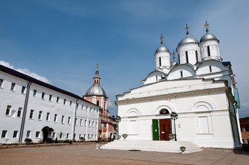 Fototapeta na wymiar Great monasteries of Russia. Borovsk