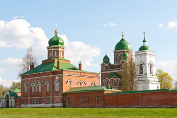 Fototapeta na wymiar Great monasteries of Russia. Borodino