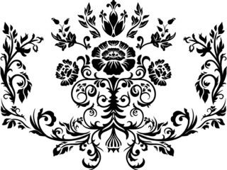 Damask design element