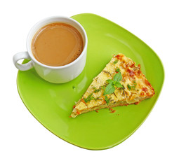 Vegetable pie with cheese