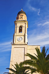 chrurch against blue sky