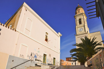 Fototapeta premium Chrurch against blue sky