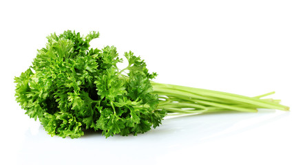 beautiful parsley isolated on white