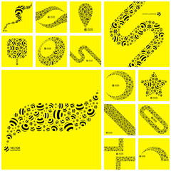 Abstract background with circle elements.