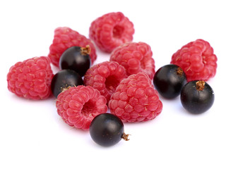 Raspberry with blackcurrant