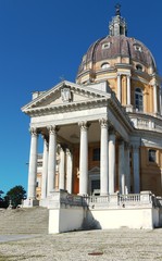 Naklejka premium Basilica of Superga, Turin (Basilica di Superga, Torino, Italia)