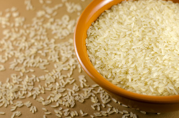 Rice in bowl