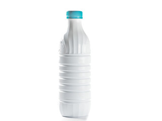 Blank White Plastic Bottle With Lid