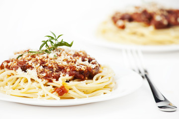 Pasta with tomato sauce