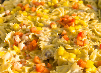 Pasta Salad with Tomato & Pineapple