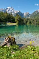 Italia - Udine - Lago di Fusine e monte Mangart