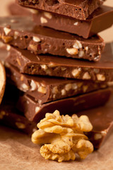 chocolate with nuts