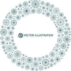 Floral abstract illustration.