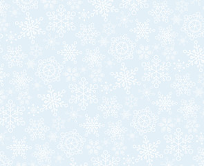 Christmas vector snowflake pattern
