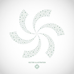 Floral abstract illustration.