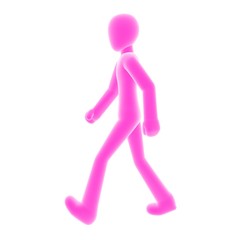 walk A left pink