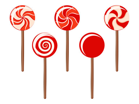 Collection of lollipops