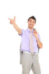 young business man standing