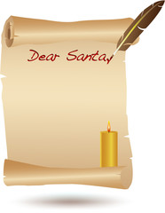 Dear santa, letter for Santa Clause