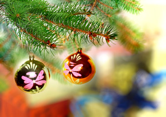 Christmas and New Year decoration.