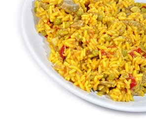 Ración de risotto.