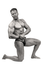 Fototapeta premium Posando en el suelo.