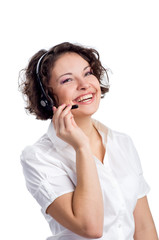 Naklejka premium call center operator