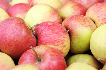 Apples of Polish background