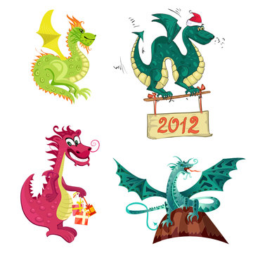 New Year's dragon collection