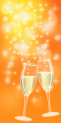Champagne for christmas or new year