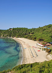 am Strand von Fetovaia auf der Insel Elba