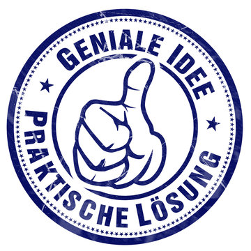 geniale idee praktische l&ouml;sung stempel button