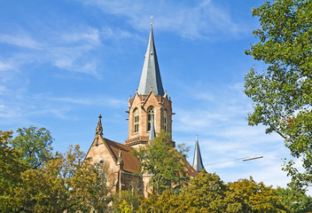 Fototapeta na wymiar Chrystus Kościół Luterański